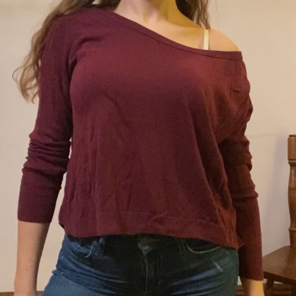 Maroon Light Sweater